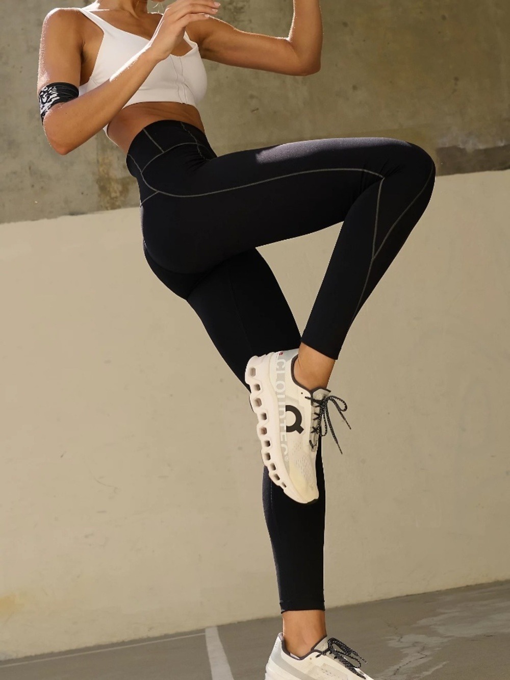 FP Movement Black Level Up Leggings High Rise Contour XS Black